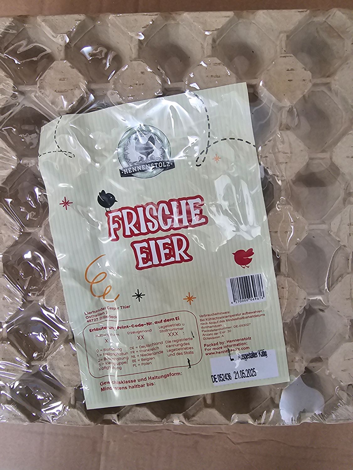 Frische Eier 30 er